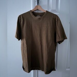 J. Crew Factory Men's Dark Brown Short Sleeve Tee